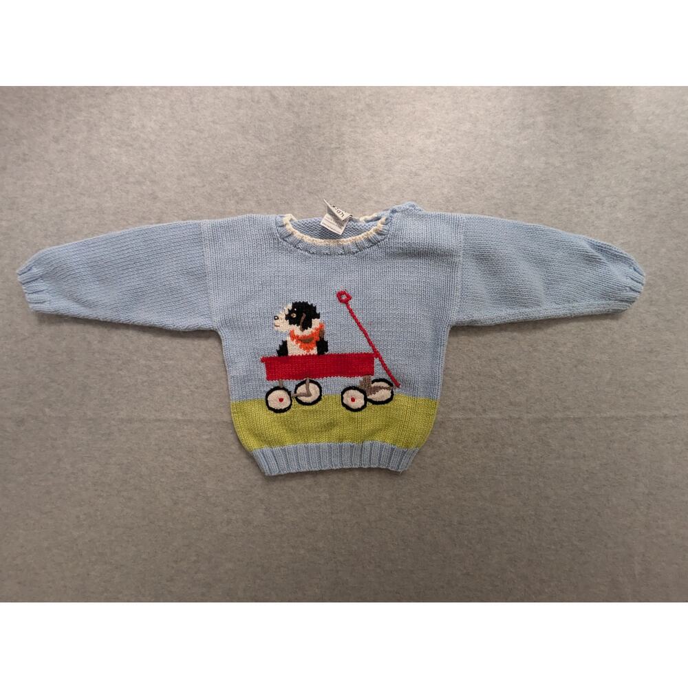 Marika Hahn Design‎ Sweater Baby 24M Long Sleeve Top Infant Knitted Pullover Top